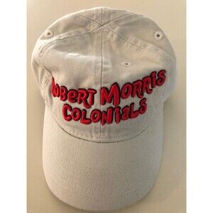 Rober Morris University Colonial Baseball Cap/Hat Flex Back Tan Legacy Brand